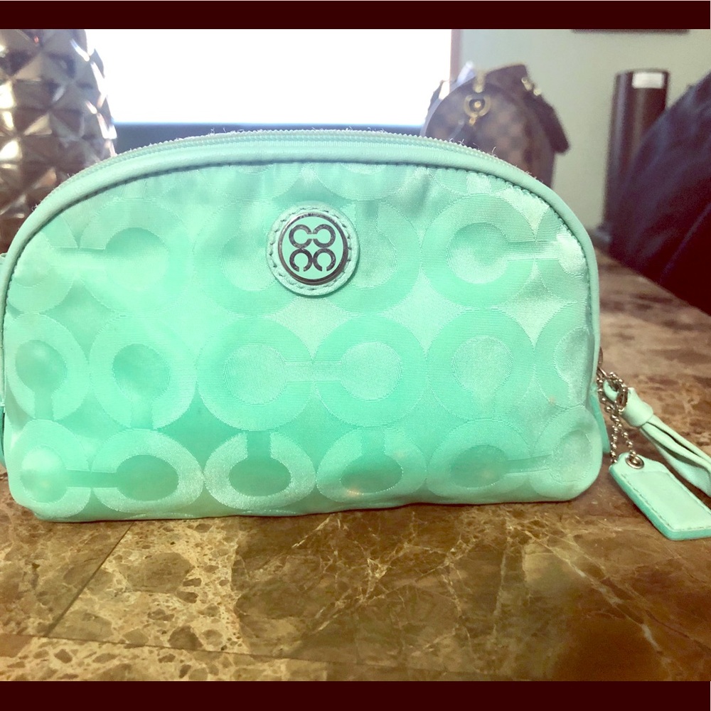 Coach makeup bag